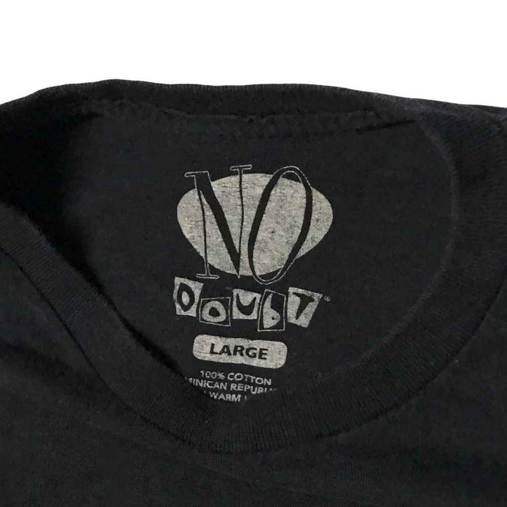 No Doubt Band T-Shirt Mens Large Black Graphic Logo Short Sleeve Cotton Tee - Picture 8 of 8